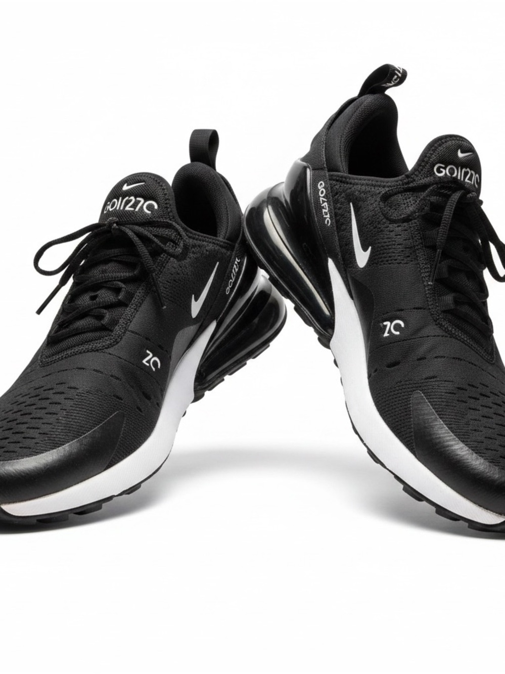 Nike Black & White Air Max 270 Golf Trainers
